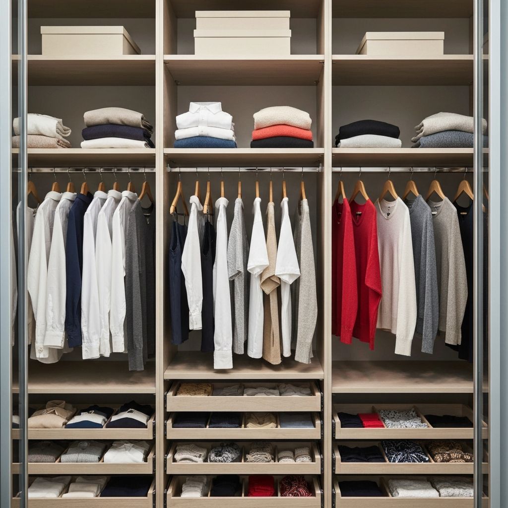 좁은 옷장을 2배로 활용하는 정리 비법
